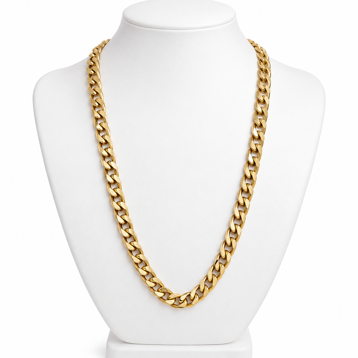 Collar Dorado Cuban Link