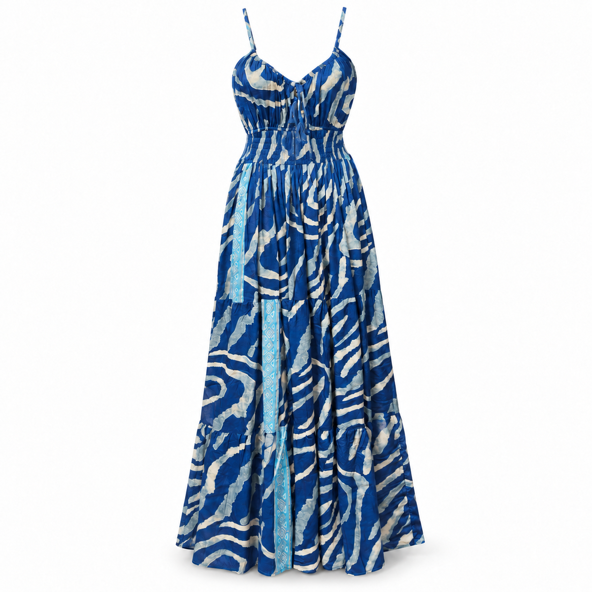 Vestido Azul Estampado