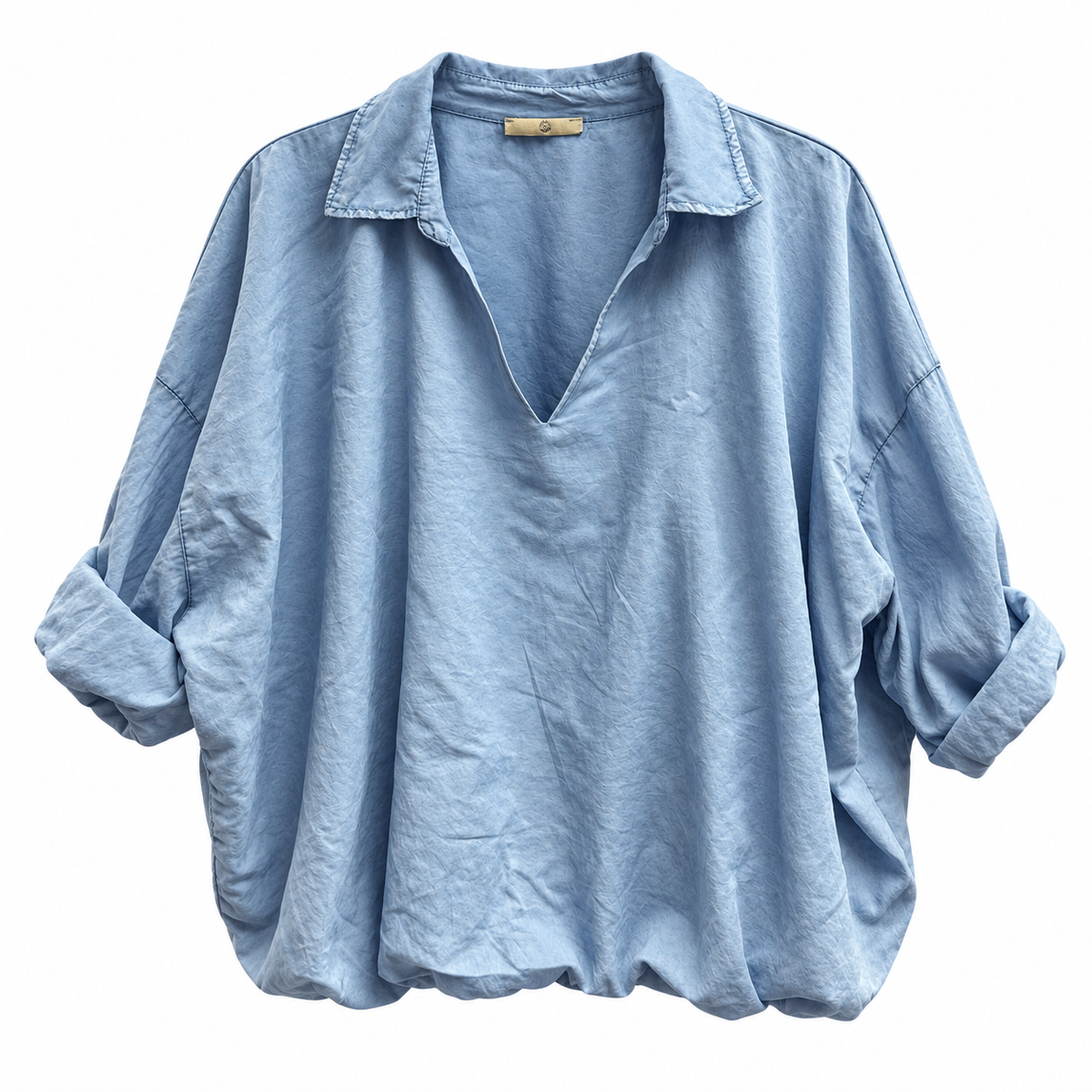 Blusa Oversized Azul Cielo