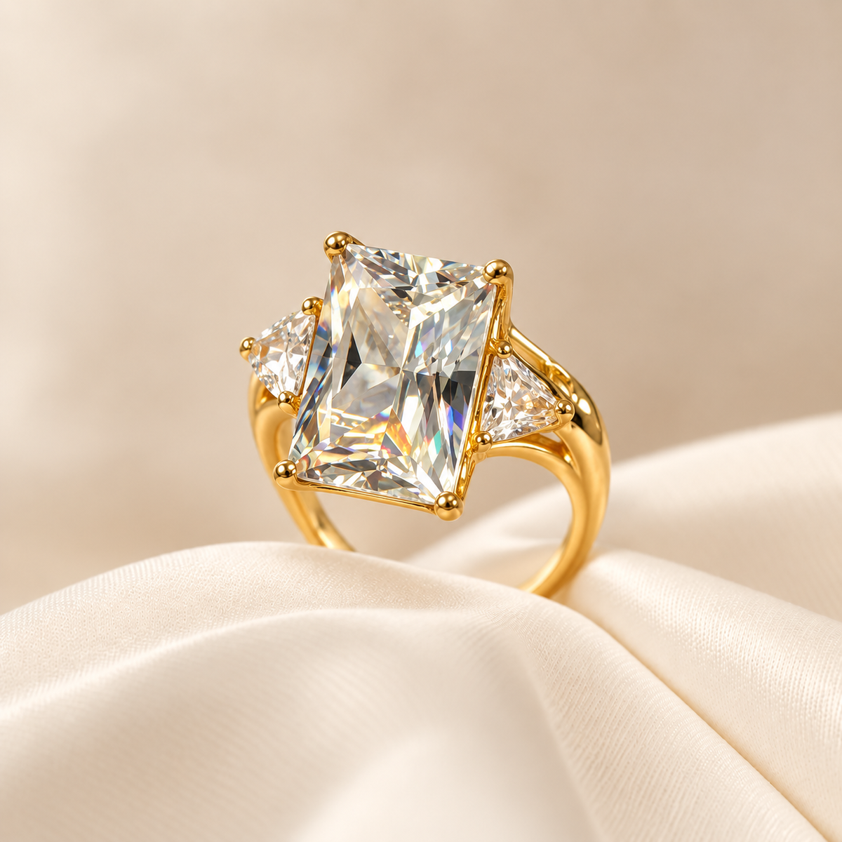 Anillo Gema Imperial Clear