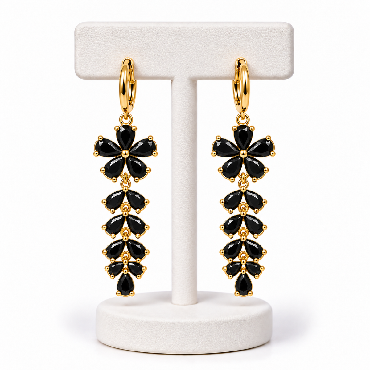 Aretes Flor Noche