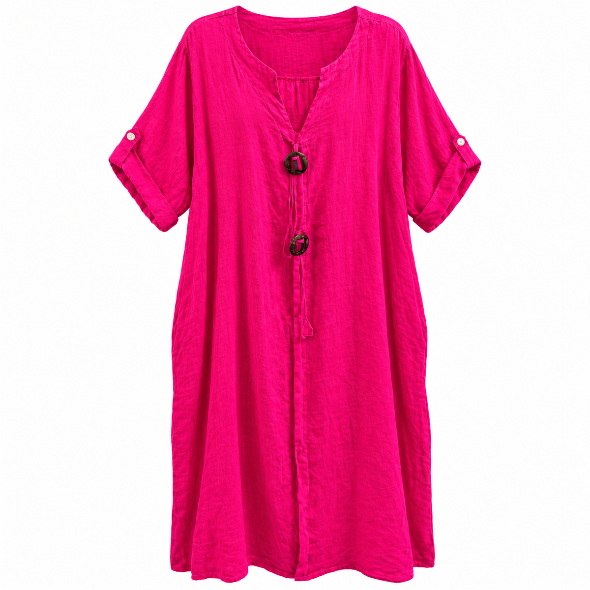 Vestido Lino Relaxed
