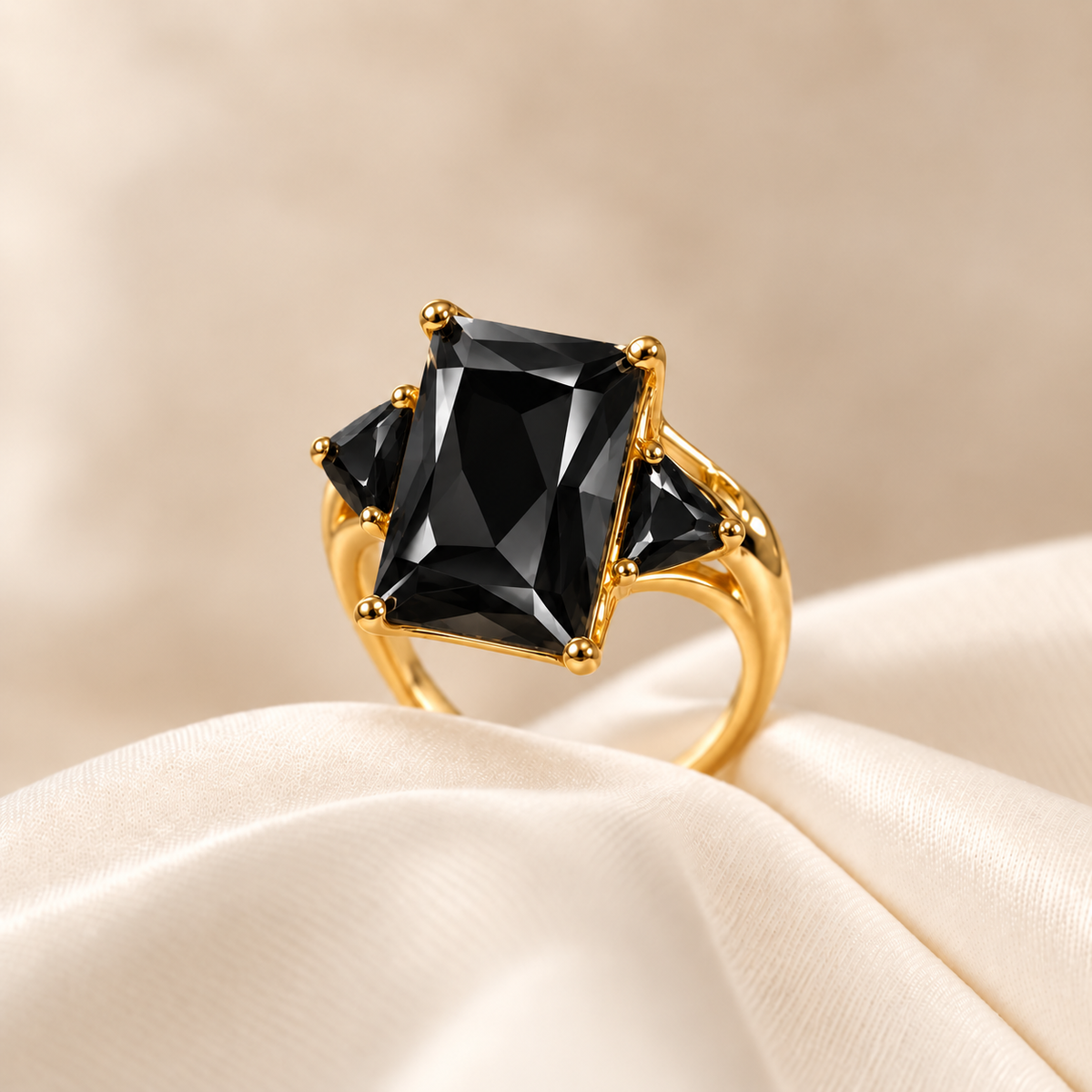Anillo Gema Imperial Negro