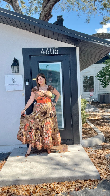 Vestido Maxi Floral Statement – El vestido que roba miradas