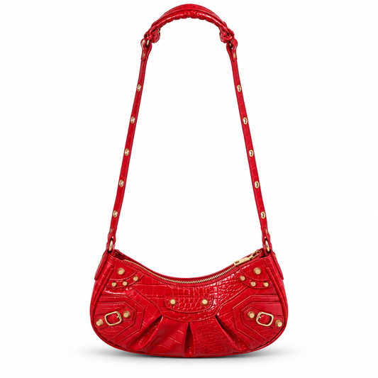 Bolso Red Croco
