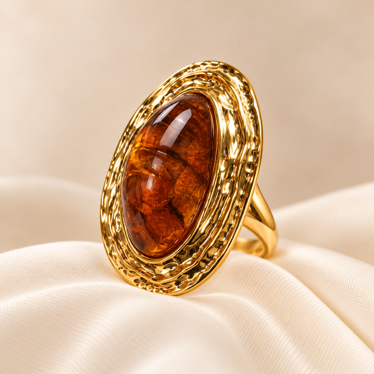 Anillo Piedra Ovalado Carey