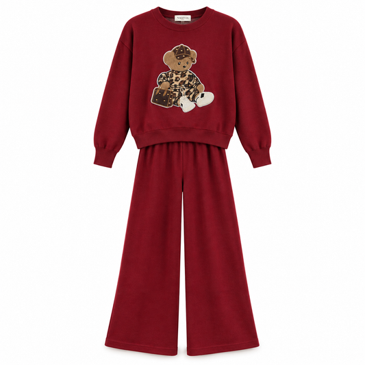 Conjunto Polo Bear – Vino