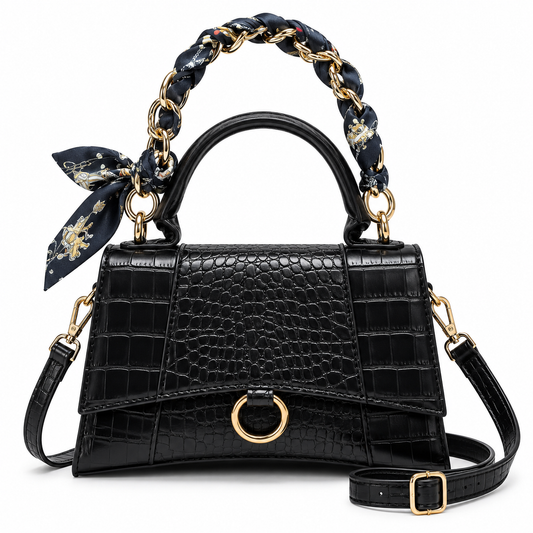Bolso Croco Scarf