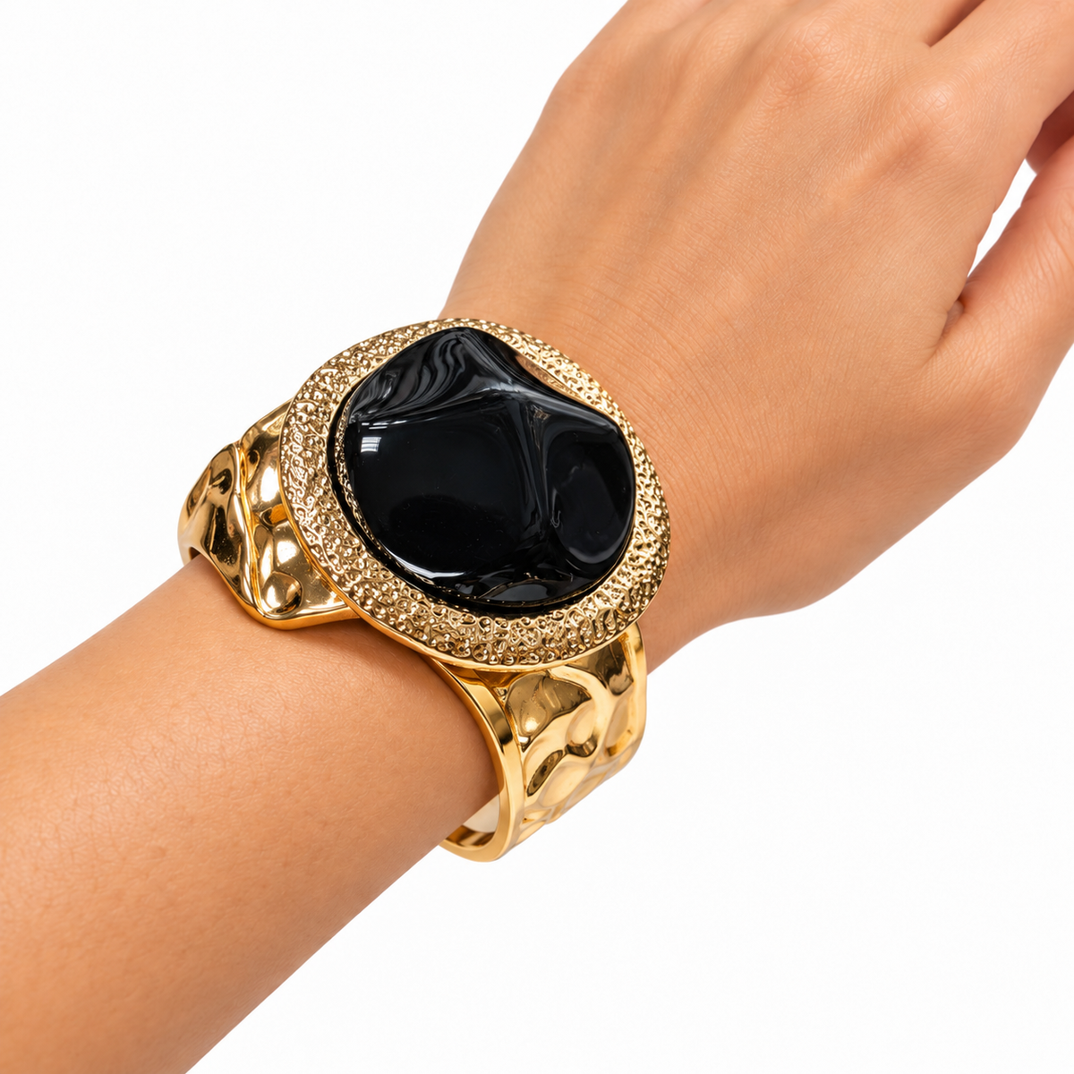 Pulsera Piedra Grande Negra