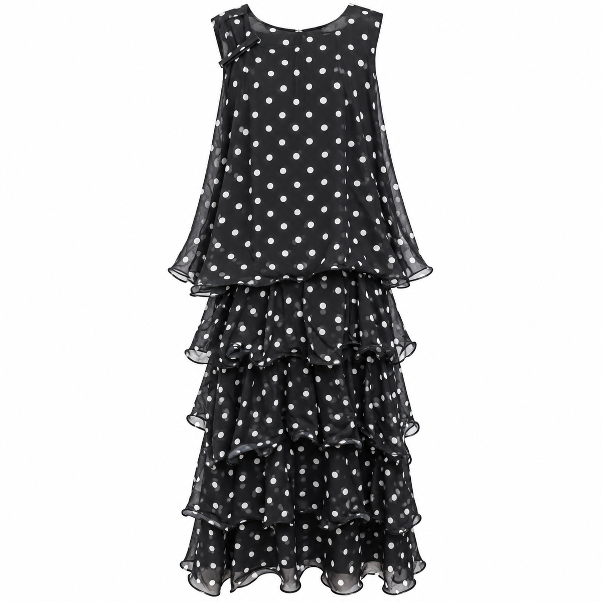 Vestido de Volantes Polka Dot