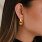 Aretes inspirados en Bottega stainless steal