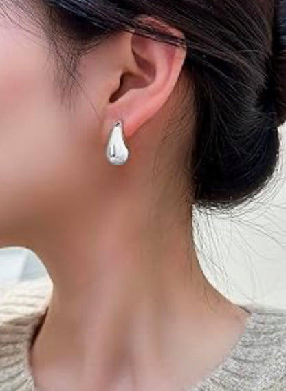 Aretes inspirados en Bottega stainless steal