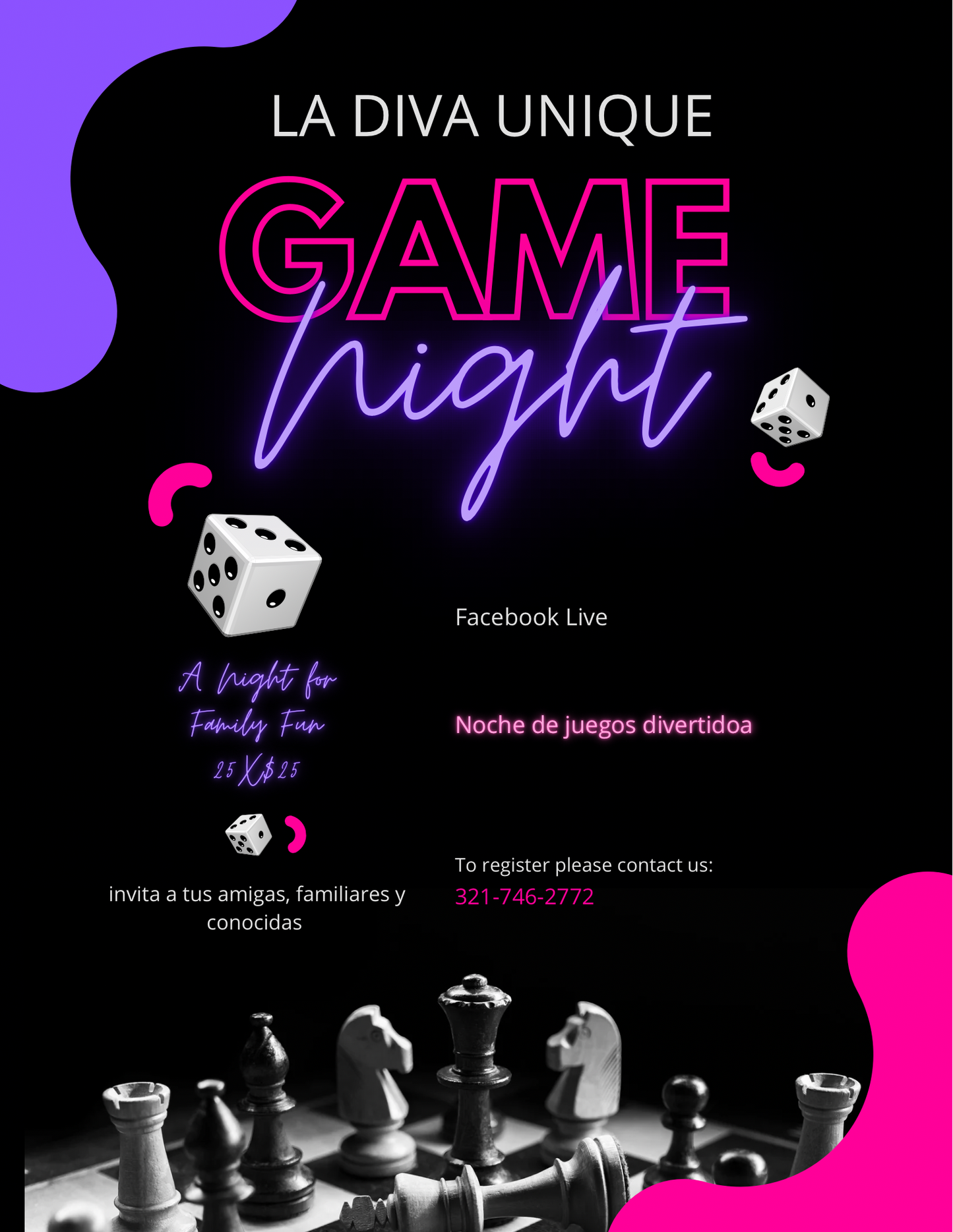 Noche de juegos 25X25