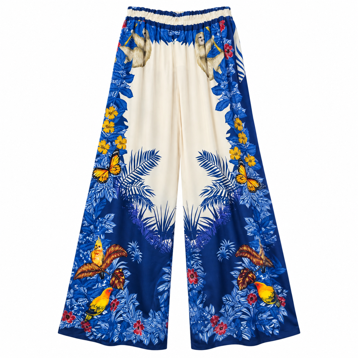 Pantalón Tropical Azul