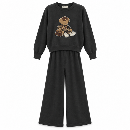 Conjunto Polo Bear – Negro