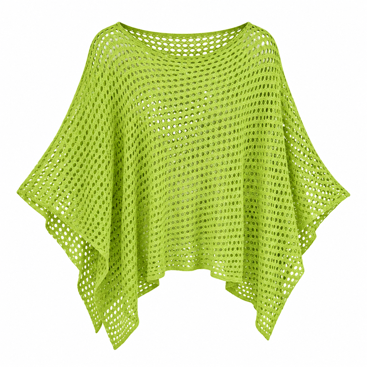 Poncho Crochet VIbrante