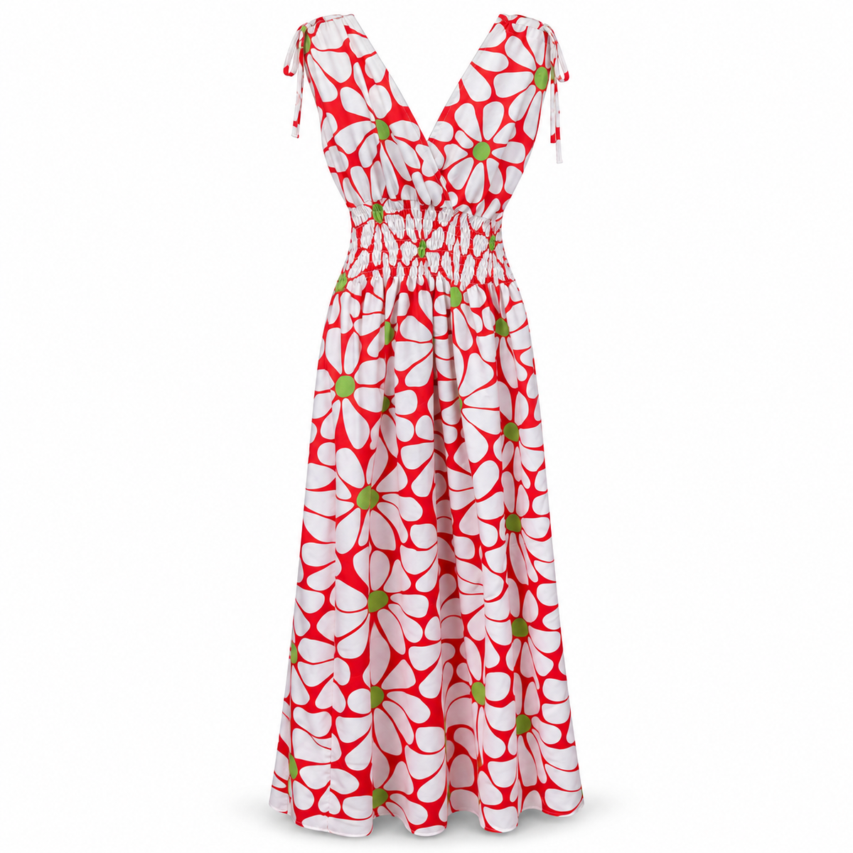 Vestido Floral Rojo
