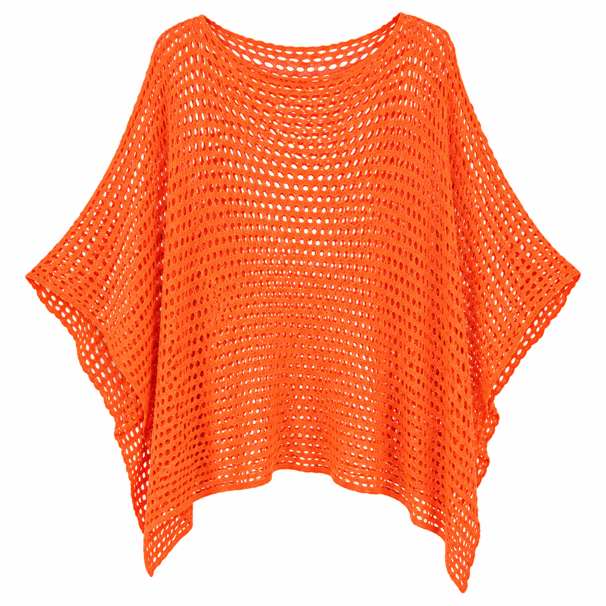 Poncho Crochet VIbrante