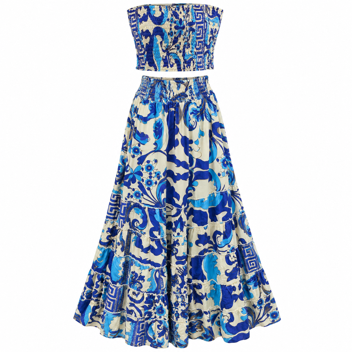 Set Azul y Crema