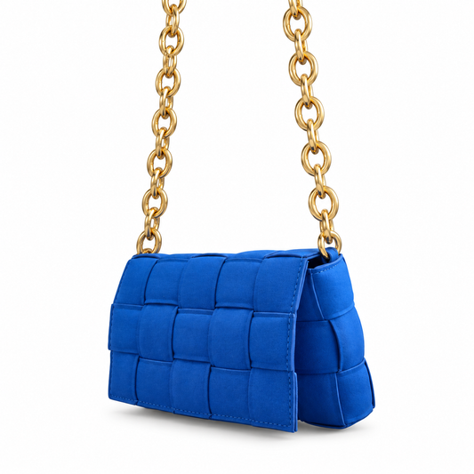Bolso Woven Blue
