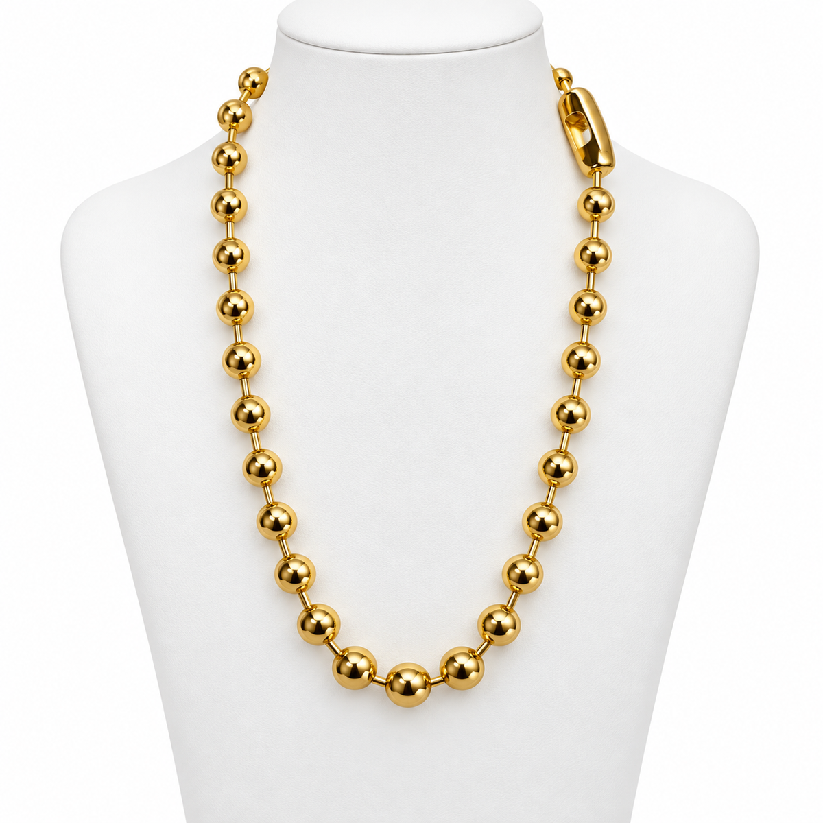 Collar de Esferas Doradas